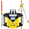 Nivel System NL640R Digital + statyw SJJ32 + łata LS-24 - laser obrotowy czerwony 600 m z cyfrowymi spadkami X/Y i czujnikiem RD600 Digital